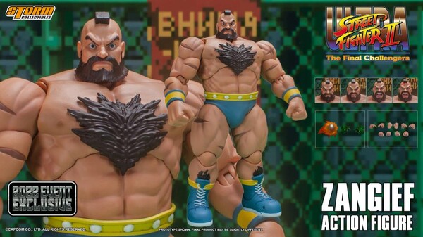 Zangief (Teal), Ultra Street Fighter II: The Final Challengers, Storm Collectibles, Action/Dolls, 1/12
